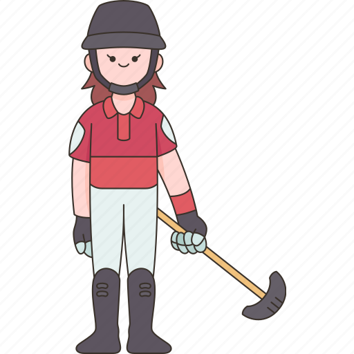 Polo, horse, riding, sport, woman icon - Download on Iconfinder