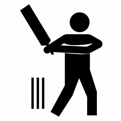 Cricket, player, sport, sports icon - Download on Iconfinder