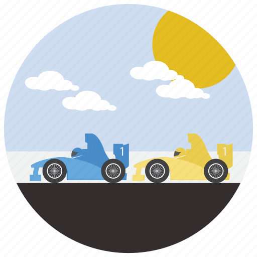 Car, cars, clouds, race, sports, sun icon - Download on Iconfinder