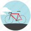 bike, clouds, cycle, outdoors, ride, sports 