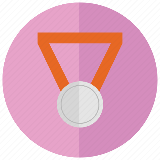 Medal, second, silver, sports, win icon - Download on Iconfinder