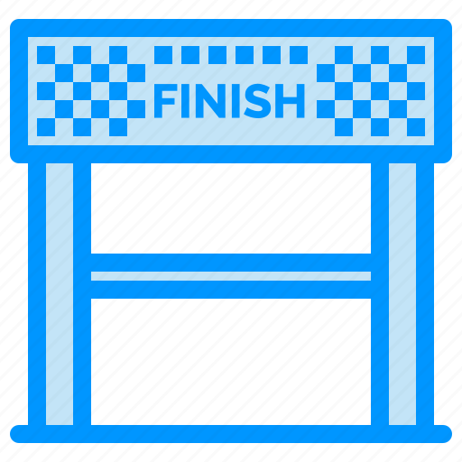 Finish, goal, line, race, sport icon - Download on Iconfinder