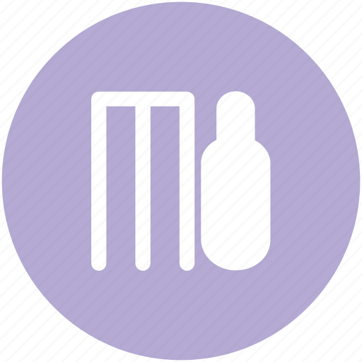 Bat, cricket, cricket accessories, cricket bat, game, sports, wicket icon - Download on Iconfinder