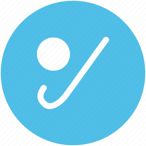 Golf stick, hockey stick, ice hockey, puck, sports icon - Download on Iconfinder
