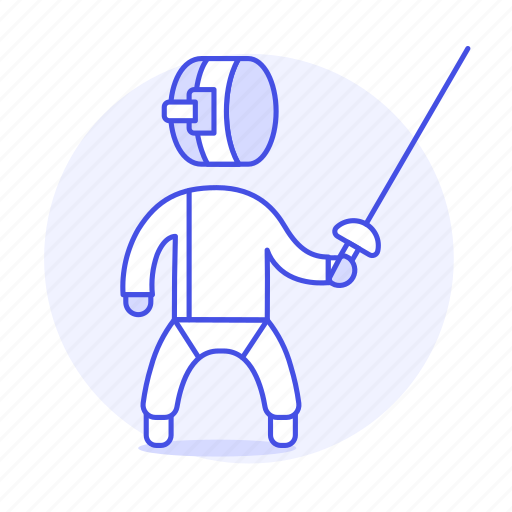 Equipment, sword, swordsmanship, fighting, sports, gear, fencing icon - Download on Iconfinder