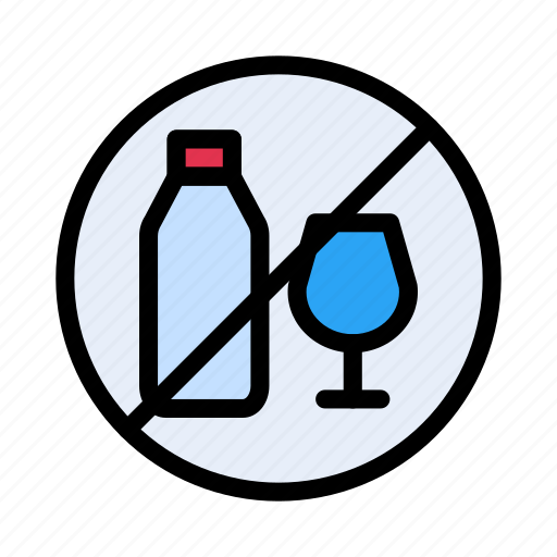 Ban, drinks, juice, restricted, stop icon - Download on Iconfinder