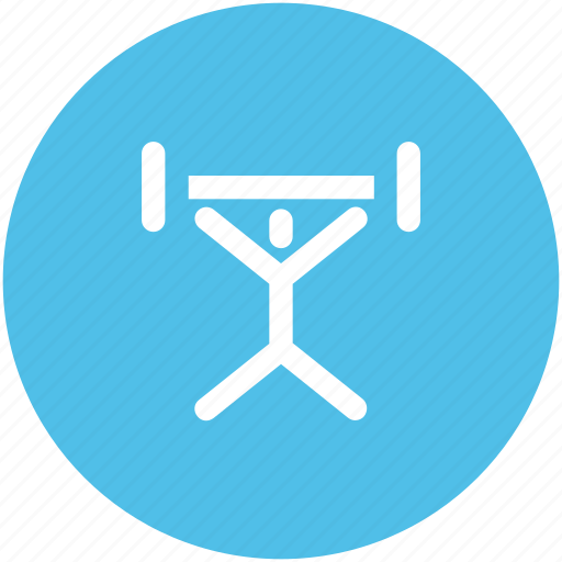 Exercise, fitness, gym, gymnast, gymnastic, strength, weight lifter icon - Download on Iconfinder