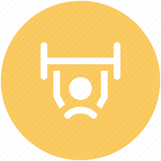 Exercise, fitness, gym, gymnast, gymnastic, strength, weight lifter icon - Download on Iconfinder