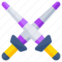 crossswords, swords, war tool, war equipment, battle tool