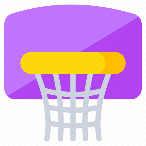 Basketball goal, basketball hoop, basketball rim, backboard, basketball shot icon - Download on Iconfinder