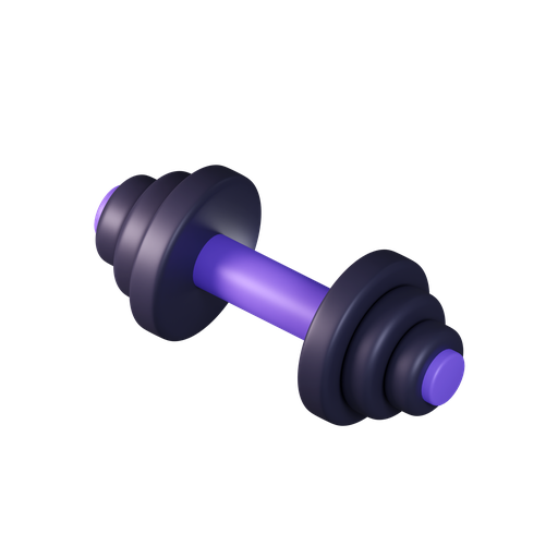 Gymming, gym, fitness, exercise, workout, training, dumbbell 3D illustration - Free download