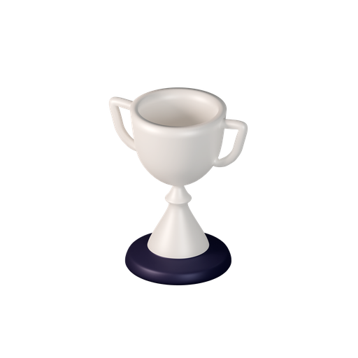 Trophy, prize, cup, winner, medal, gold, award 3D illustration - Free download