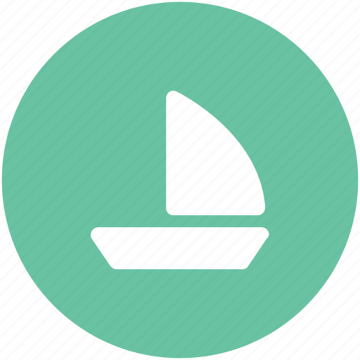 Boat, sailing boat, ship, vessel, water transport, yacht icon - Download on Iconfinder