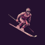 skier, snowboarding, sport, sportsman, sportsperson 