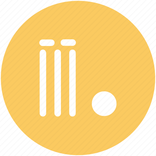 Bails, cricket, cricket ball, cricket wicket, stump wicket, wicket ball icon - Download on Iconfinder