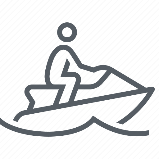 Jetski, people, scooter, sport, water icon - Download on Iconfinder