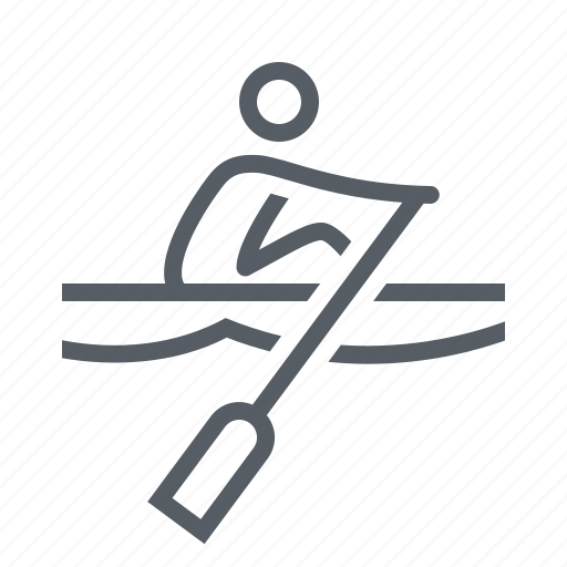 People, rowing, sport, water icon - Download on Iconfinder
