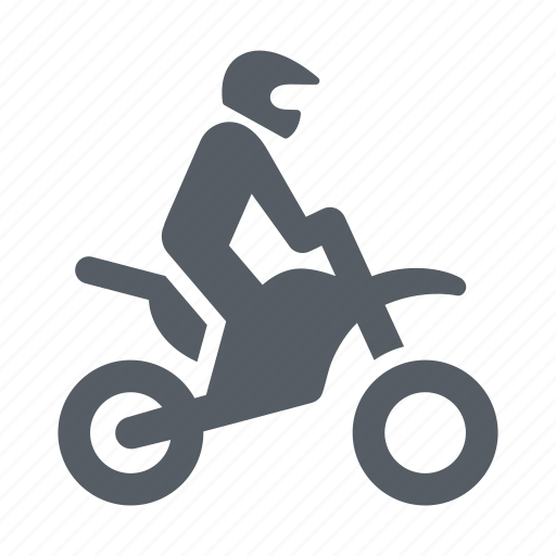 Cross, dirt, dirtbike, people, sport, transportation icon - Download on Iconfinder