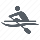 people, rowing, sport, water