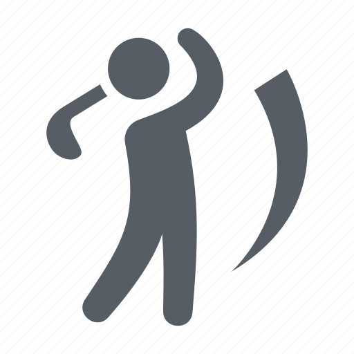 Club, golf, people, sport, swing, tee icon - Download on Iconfinder