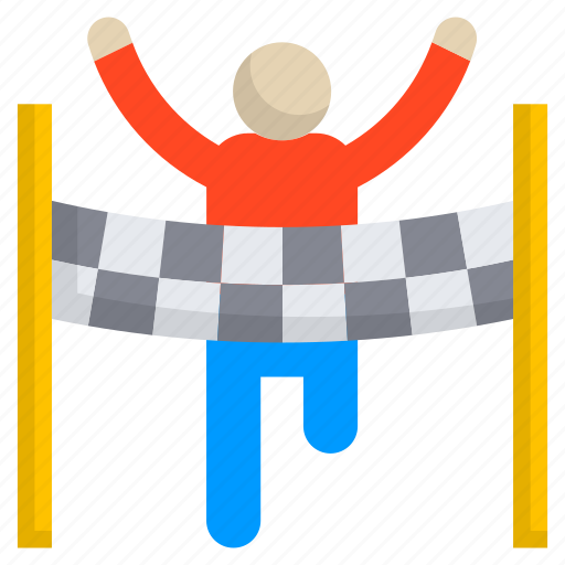 Young, fast, competition, finish, runner icon - Download on Iconfinder