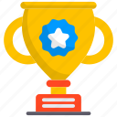 trophy, first, reward, star, victory