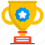 trophy, first, reward, star, victory 