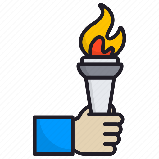 Event, flaming, torch, winner, ceremony icon - Download on Iconfinder