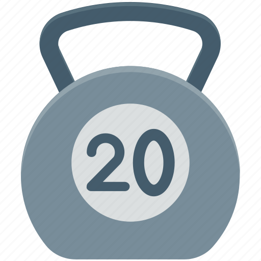 Exercise, fitness, kettlebell ball, weight ball, weightlifting icon - Download on Iconfinder