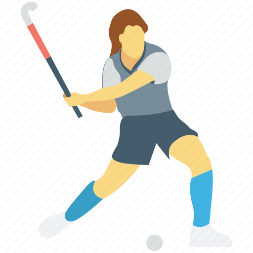 Field hockey, hockey player, ice hockey, player, sportsman icon - Download on Iconfinder