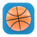 basketball, app, sport, phone, mobile, ui, web, online 