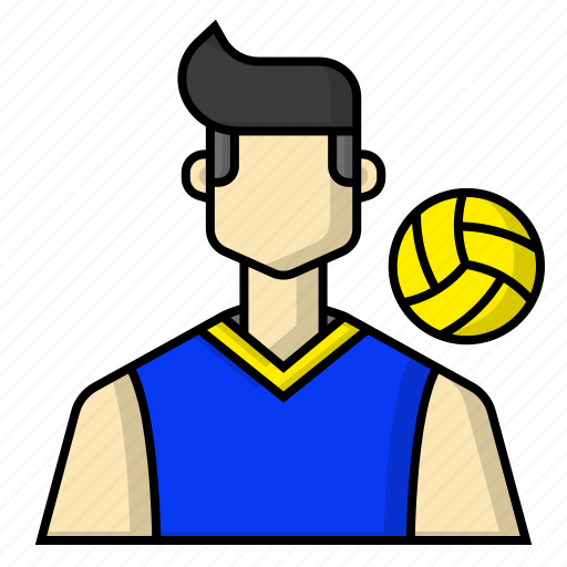 Avatar, ball, sports, volley icon - Download on Iconfinder