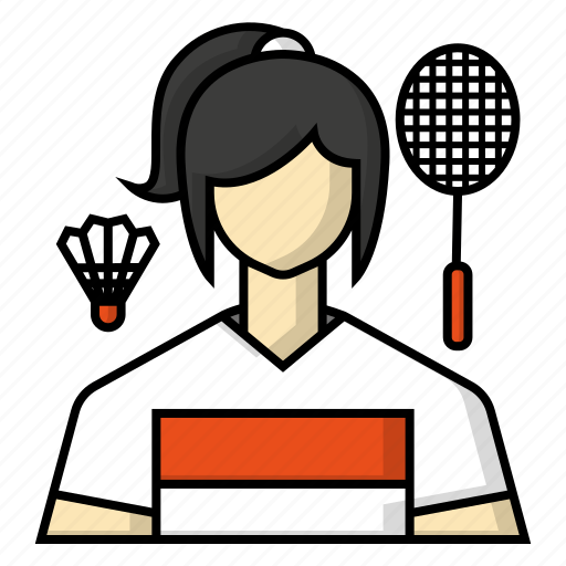 Avatar, badminton, racket, shuttlecock, sports icon - Download on Iconfinder