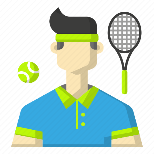 Avatar, ball, racket, sports, tennis icon - Download on Iconfinder