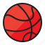 ball, ball icon, basketball, basketball icon, sports, sports ball 