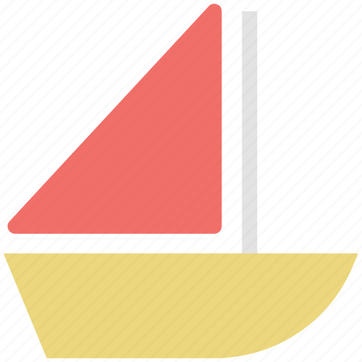 Boat, boating, sailboat, ship, vessel, water sports, yacht icon - Download on Iconfinder