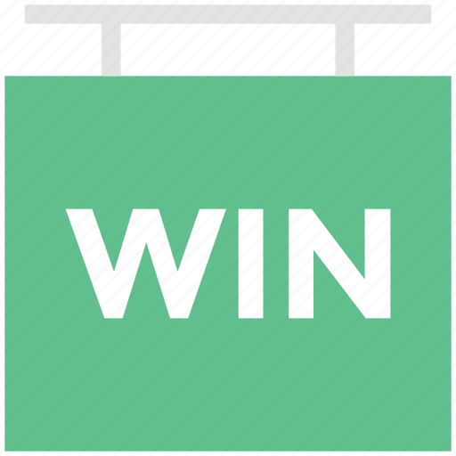 Game, sports, winner, winner information, winner signboard icon - Download on Iconfinder