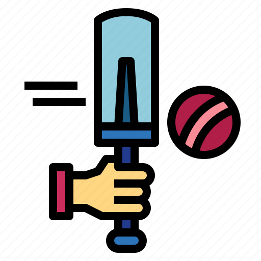 Bat, cricket, hand, sports icon - Download on Iconfinder