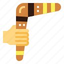boomerang, hand, sports, toy