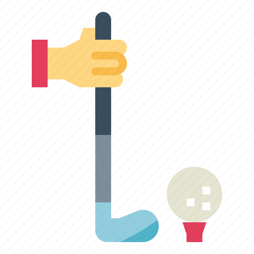 Ball, golf, hand, sports icon - Download on Iconfinder