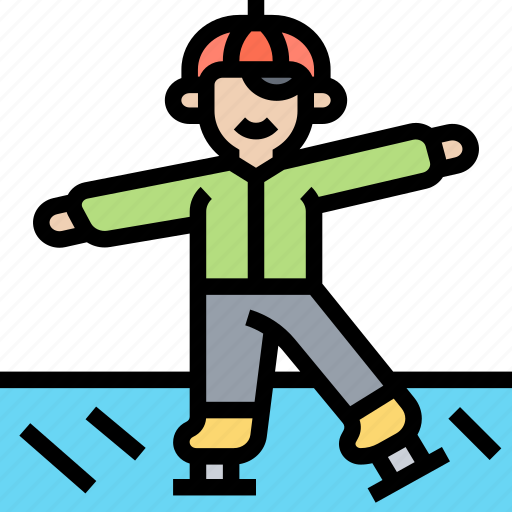 Ice, skating, winter, leisure, activity icon - Download on Iconfinder