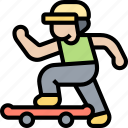 skateboarding, skater, leisure, sport, hipster