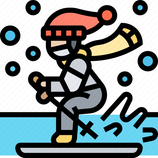 Skiing, winter, sport, snow, extreme icon - Download on Iconfinder