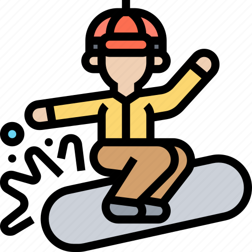 Snowboarding, winter, extreme, sport, recreation icon - Download on Iconfinder