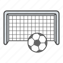 ball, equipment, football, goalpost, net, soccer net, sport
