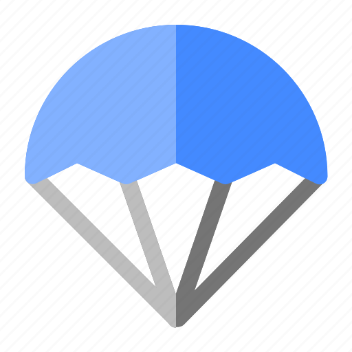 Parachute, skydiving, sports, travel icon - Download on Iconfinder