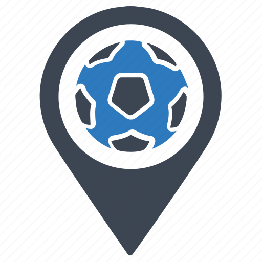 Football, locator, pin icon - Download on Iconfinder