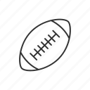 american football, ball, equipment, football, game, rugby, sport