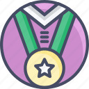 award, games, medal, mintie, sports, star, top 