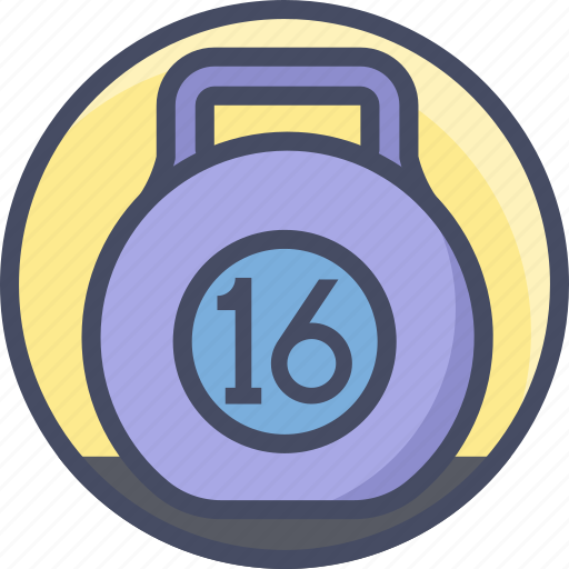 Fitness, gym, kettle, lift, sports, weight icon - Download on Iconfinder